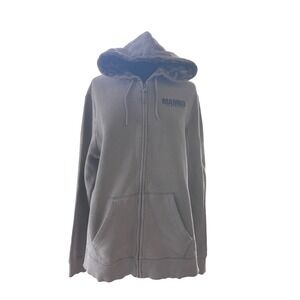 Mambo Australia Full Zip Hoodie Jacket Dog Graphic Hooded Sweatshirt L